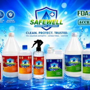 Safewell 70% Ethyl and Isopropyl Alcohol 3.2 Gallon